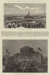 Stoleté výročí George Stephensona v Newcastle-on-Tyne